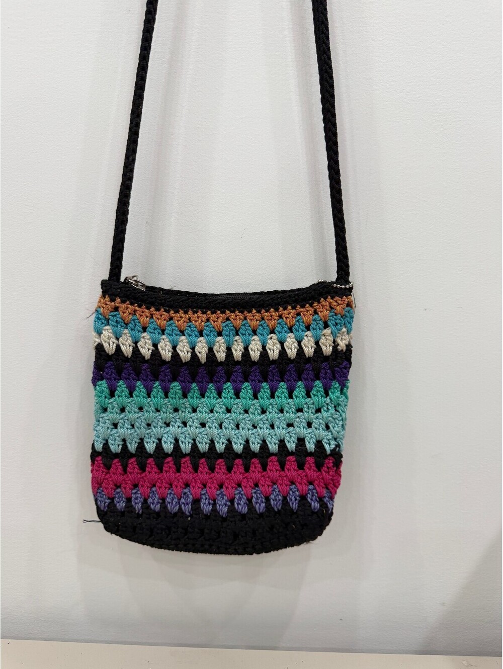 The Sak Multicolor Crochet Crossbody Bag